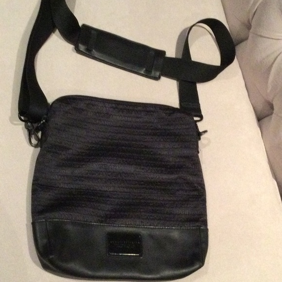 Armani Exchange black crossbody - Picture 2 of 7